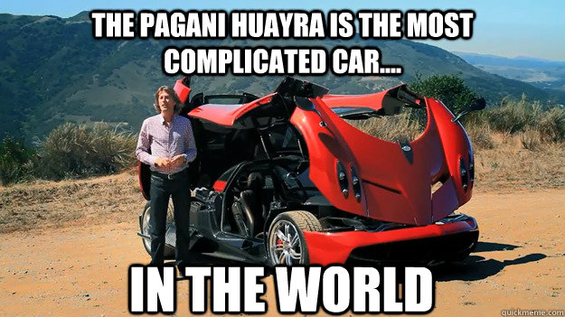 The Pagani Huayra is the most complicated car.... in the world - The Pagani Huayra is the most complicated car.... in the world  Complicated Car