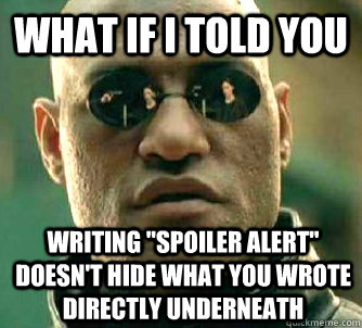 What if I told you Writing 