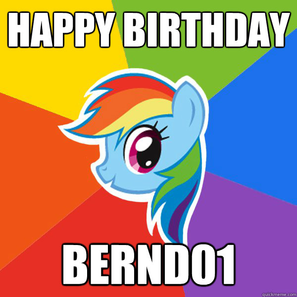 Happy birthday BERND01  Rainbow Dash