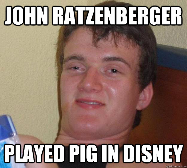 John Ratzenberger Played pig in disney - John Ratzenberger Played pig in disney  10 Guy