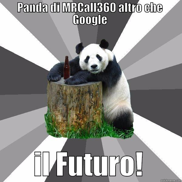 PANDA DI MRCALL360 ALTRO CHE GOOGLE IL FUTURO! Pickup-Line Panda