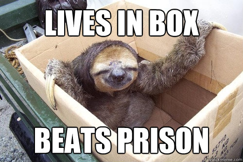 lives in box beats prison  