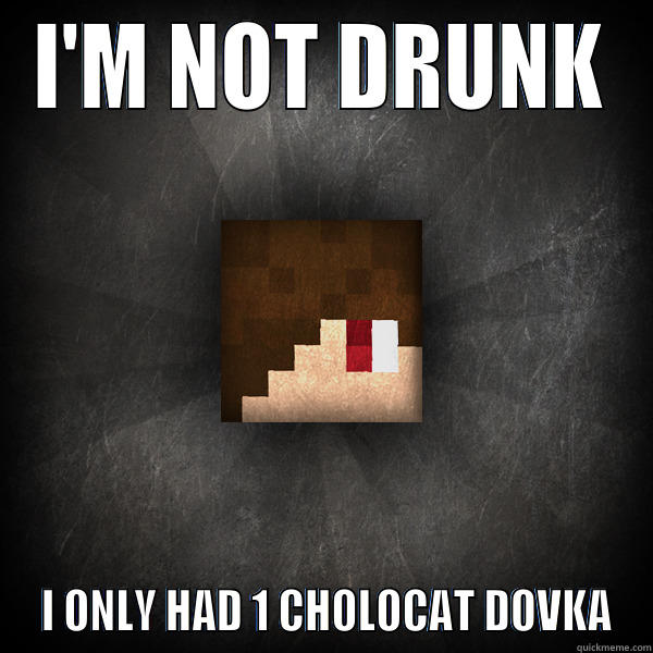 I'M NOT DRUNK  I ONLY HAD 1 CHOLOCAT DOVKA Misc