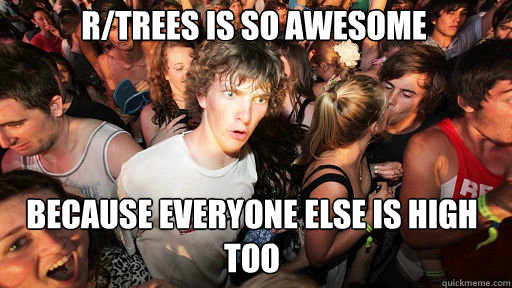 r/trees is so awesome because everyone else is high too - r/trees is so awesome because everyone else is high too  Sudden Clarity Clarence