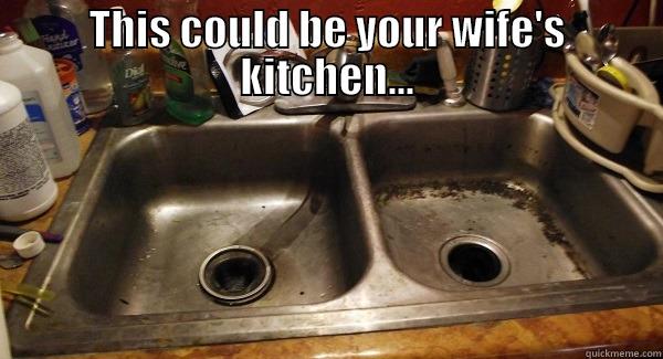 THIS COULD BE YOUR WIFE'S KITCHEN...  Misc