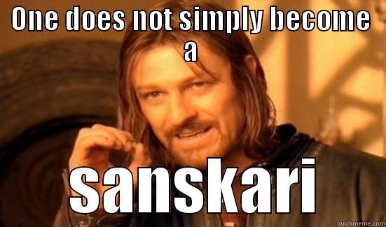 Alok nath - ONE DOES NOT SIMPLY BECOME A  SANSKARI Boromir