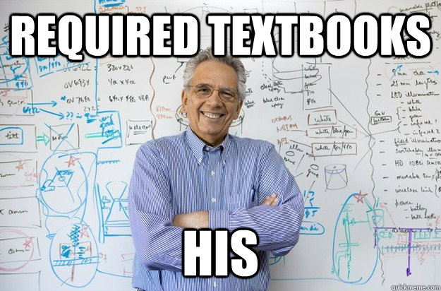 Required textbooks his  Engineering Professor