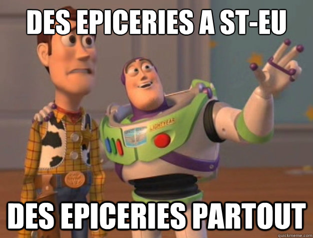 Des epiceries a st-eu des epiceries partout  Buzz Lightyear