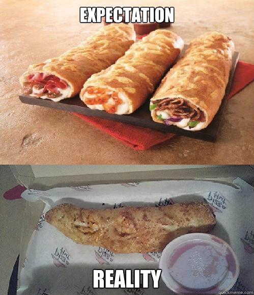 Expectation Reality - Expectation Reality  pizza hut pzolo