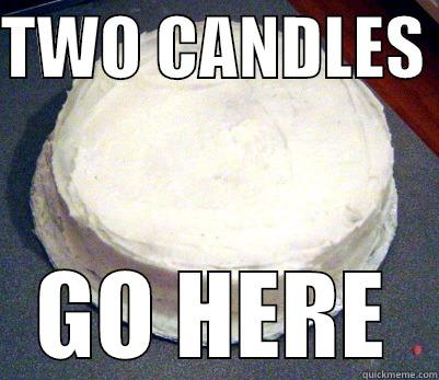 TWO CANDLES  GO HERE Misc