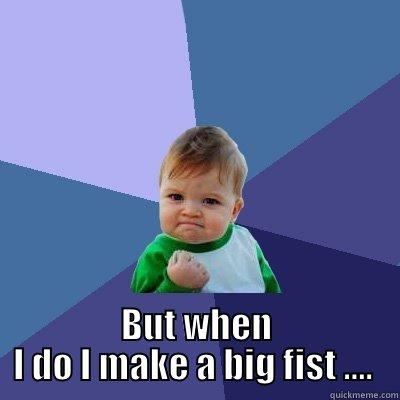 I don't always mind if I don't get my way  -  BUT WHEN I DO I MAKE A BIG FIST ....  Success Kid