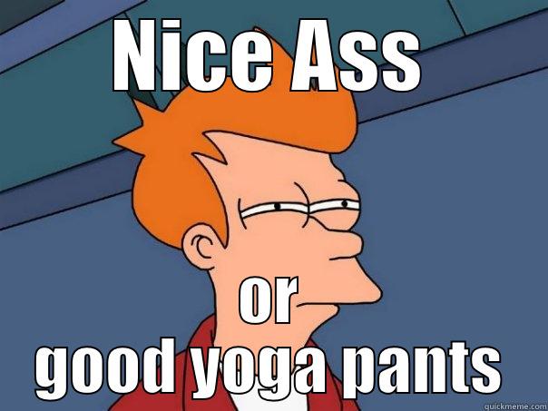 NICE ASS OR GOOD YOGA PANTS Futurama Fry