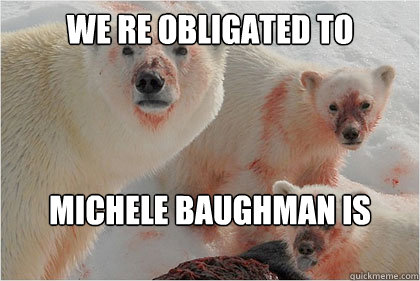 We re obligated to report Michele Baughman is now president  Bad News Bears