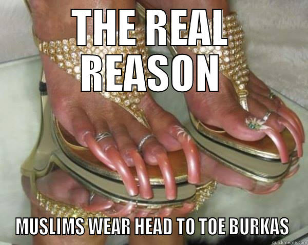 THE REAL REASON MUSLIMS WEAR HEAD TO TOE BURKAS Misc