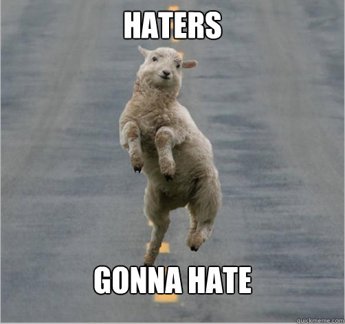 Haters Gonna hate   Dancing Sheep