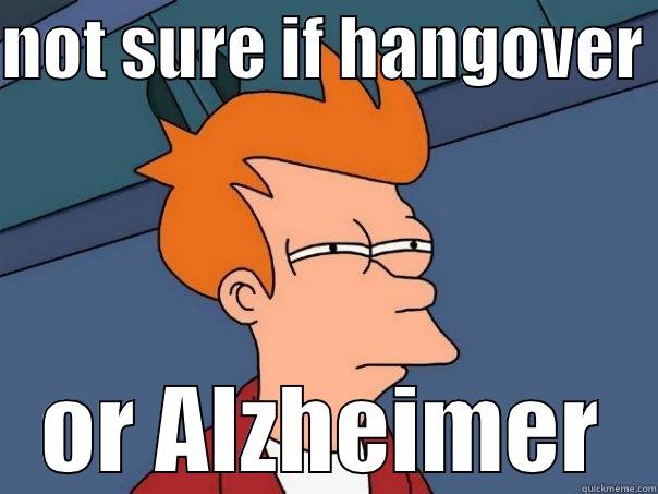 black holes - NOT SURE IF HANGOVER  OR ALZHEIMER Futurama Fry