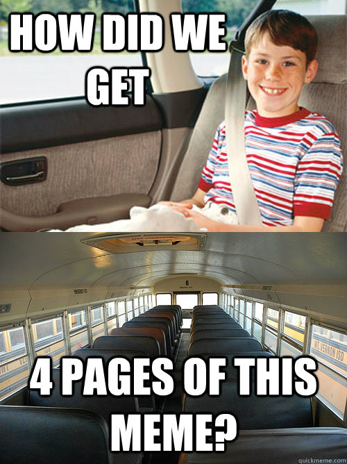 How did we get 4 pages of this meme?  Scumbag Seat Belt Laws