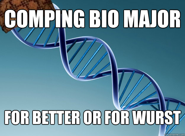 Comping Bio Major For better or for wurst  Scumbag Genetics