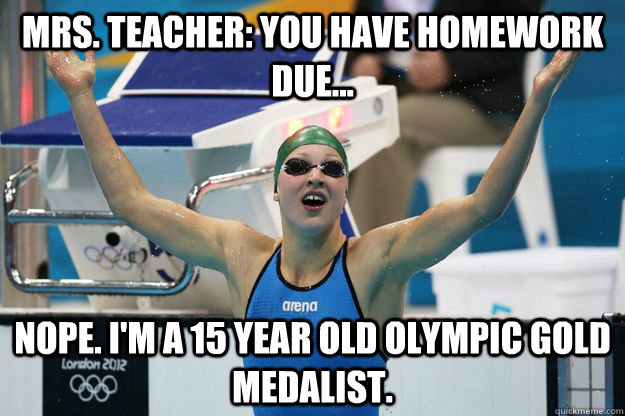 15yo Olympic Gold Medalist Ruta Meilutyte Memes Quickmeme