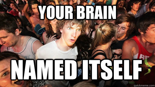 Your brain named itself  Sudden Clarity Clarence