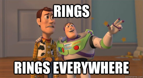 Rings Rings everywhere  Toy Story Everywhere