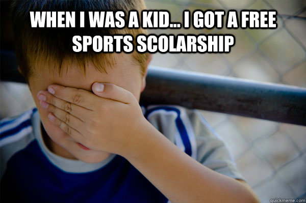 WHEN I WAS A KID... i got a free sports scolarship to penn state, my coach jerry sandusky. i rapped him    Confession kid