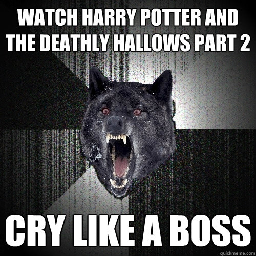 Watch Harry Potter and the Deathly Hallows Part 2 Cry like a boss  Insanity Wolf