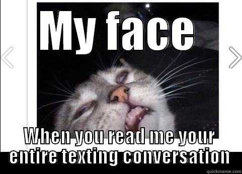Exasperated cat - MY FACE WHEN YOU READ ME YOUR ENTIRE TEXTING CONVERSATION Misc