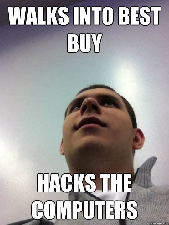 WALKS INTO BEST BUY HACKS THE COMPUTERS - WALKS INTO BEST BUY HACKS THE COMPUTERS  Cs guy