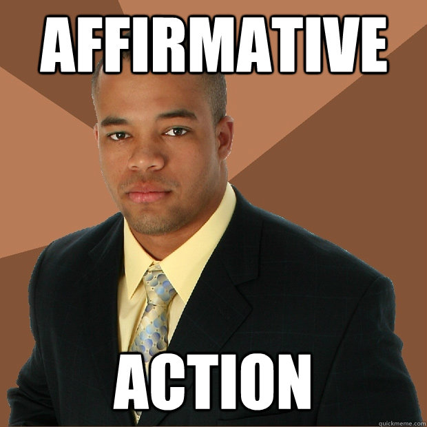 affirmative action - affirmative action  Successful Black Man