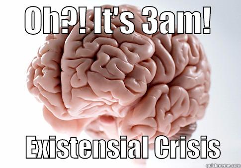     OH?! IT'S 3AM!            EXISTENSIAL CRISIS    Scumbag Brain