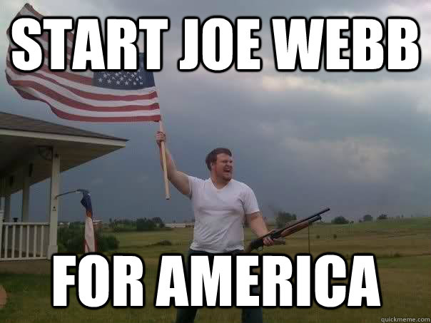 Start Joe WEBB For America  Overly Patriotic American