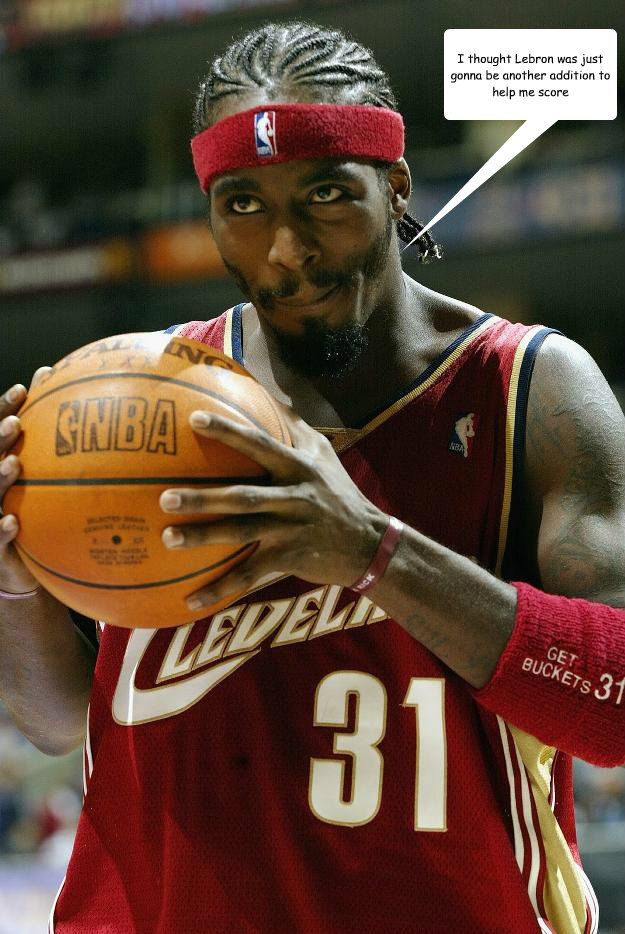 I thought Lebron was just gonna be another addition to help me score - I thought Lebron was just gonna be another addition to help me score  Ricky Davis