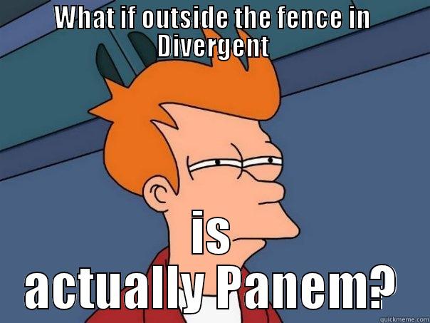 DIVERGENT PANEM - WHAT IF OUTSIDE THE FENCE IN DIVERGENT IS ACTUALLY PANEM? Futurama Fry