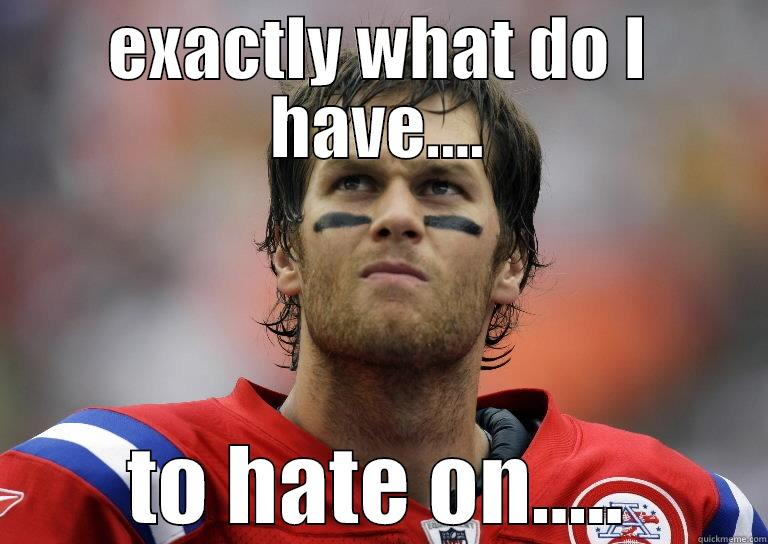 brady hate - EXACTLY WHAT DO I HAVE.... TO HATE ON..... Misc