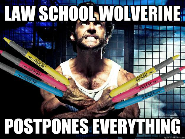 law school wolverine postpones everything  