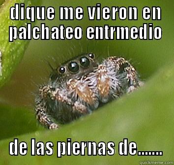 la ara~a panty - DIQUE ME VIERON EN PALCHATEO ENTRMEDIO DE LAS PIERNAS DE....... Misunderstood Spider