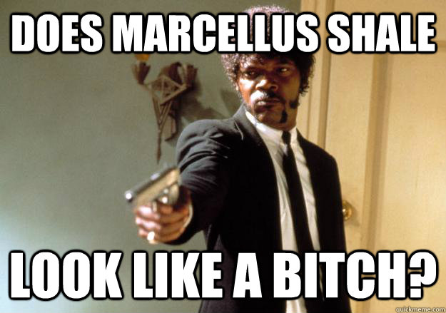 Does Marcellus Shale Look like a bitch?  Samuel L Jackson