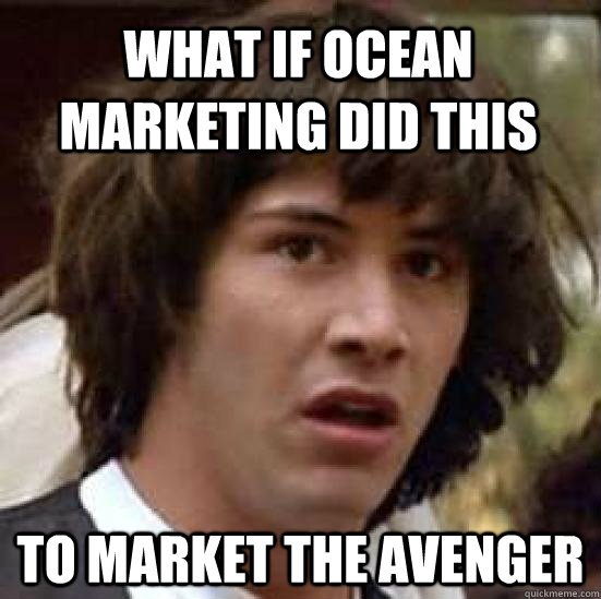 what if ocean marketing did this to market the avenger  conspiracy keanu