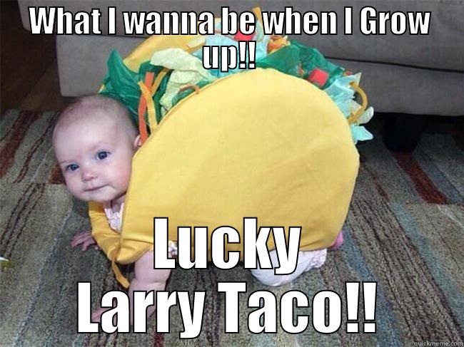 WHAT I WANNA BE WHEN I GROW UP!! LUCKY LARRY TACO!! Misc