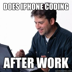 does iphone coding after work  Lonely Computer Guy