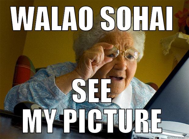 grandma sohai - WALAO SOHAI SEE MY PICTURE Grandma finds the Internet