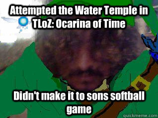 Attempted the Water Temple in TLoZ: Ocarina of Time Didn't make it to sons softball game - Attempted the Water Temple in TLoZ: Ocarina of Time Didn't make it to sons softball game  Extreme Zelda Gamer