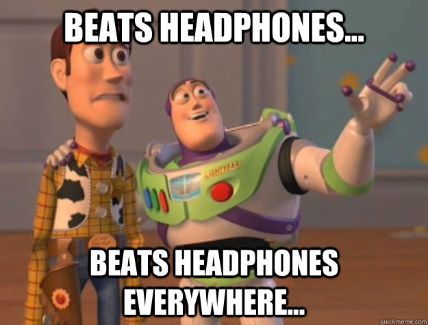 Beats Headphones... Beats Headphones Everywhere...  Buzz Lightyear