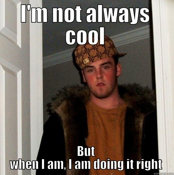 Lunaryus' Attitude - I'M NOT ALWAYS COOL BUT WHEN I AM, I AM DOING IT RIGHT Scumbag Steve