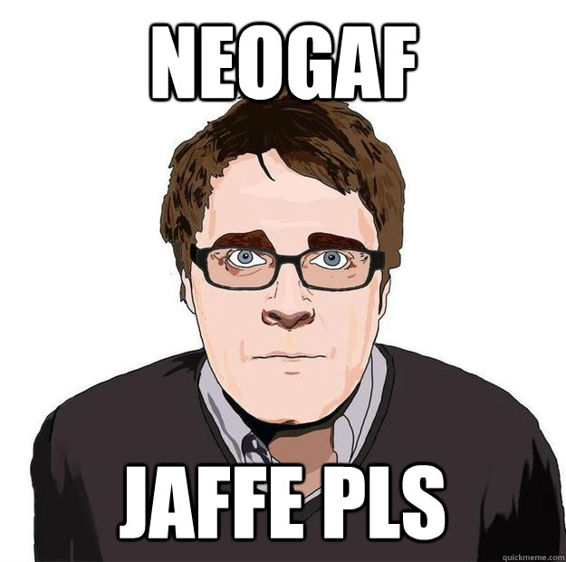 NEOGAF JAFFE PLS  Always Online Adam Orth