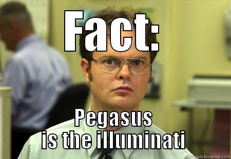 FACT: PEGASUS IS THE ILLUMINATI Schrute