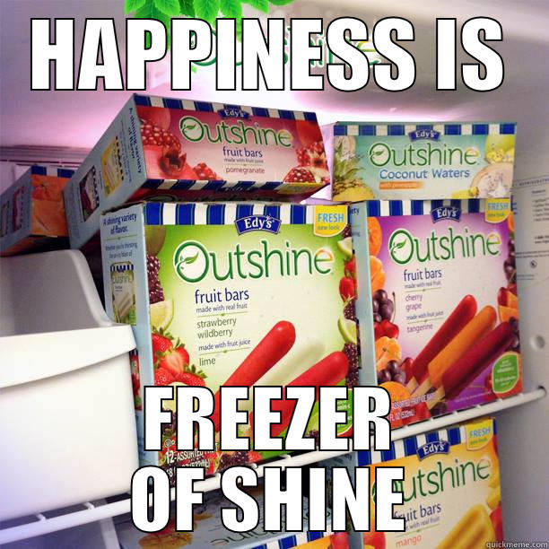 HAPPINESS IS FREEZER OF SHINE Misc