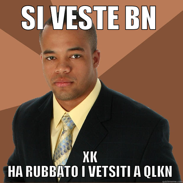 SI VESTE BN XK HA RUBBATO I VETSITI A QLKN Successful Black Man