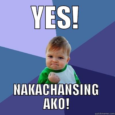 batang malibog - YES! NAKACHANSING AKO! Success Kid